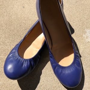 J. Crew leather ballet flats